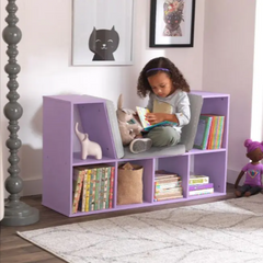 The Nook Bookcase Storage Shelve Organizer Kids Rack - waseeh.com