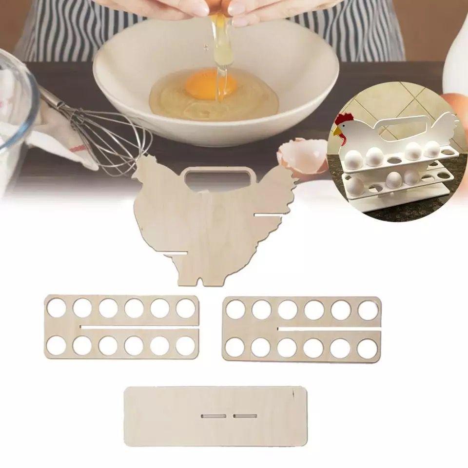 Chicky Spiral Egg Holder Organizer Tray - waseeh.com