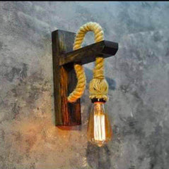 Vintage Wall Mounted Lamp with Handmade Rope - waseeh.com