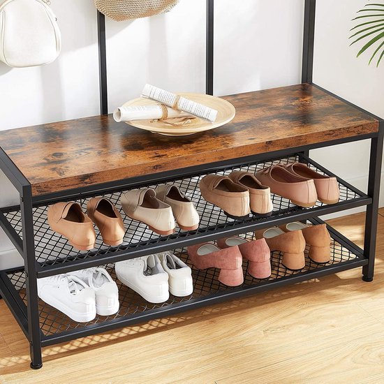 Gardero XL Cloth Shoe Coat Storage Organizer Rack - waseeh.com