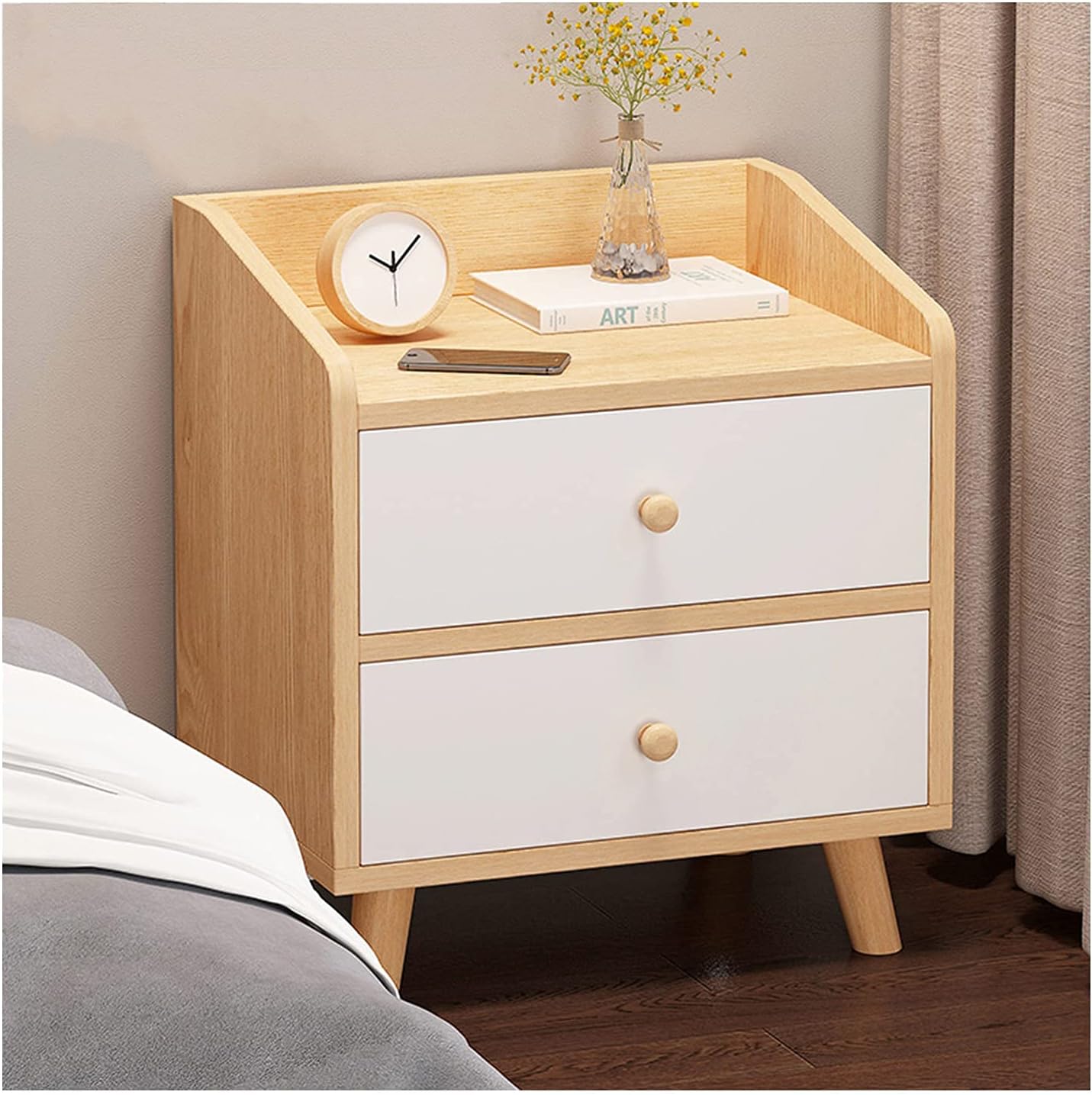 Modern Bedside Storage Cabinets Table - waseeh.com