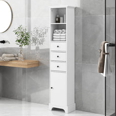 Merax Bathroom Cabinet Storage Shelve Tower