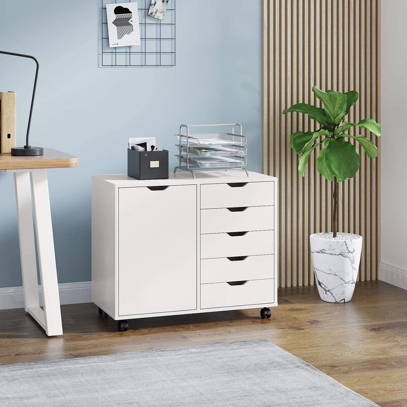 Cucrella Drawer Home Office Cabinet Drawer Trolley - waseeh.com