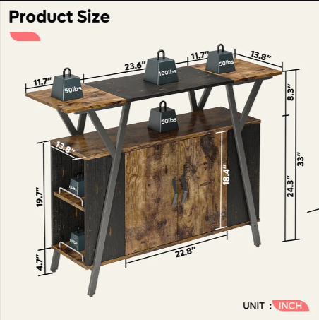 Linneman Kitchen Island Organizer Rack - waseeh.com