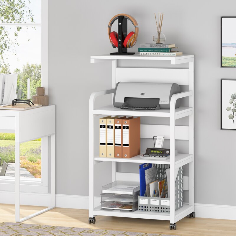 Alvaro Kitchen Moving Trolley Organizer Rack - waseeh.com