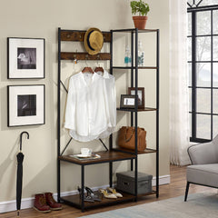 Grotesque Living Bedroom Shoe Coat Hang Storage Organizer Rack Decor - waseeh.com