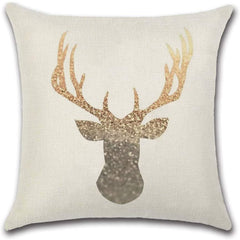 Deer Silhouette Cushion Covers ( Pack of 4 ) - waseeh.com