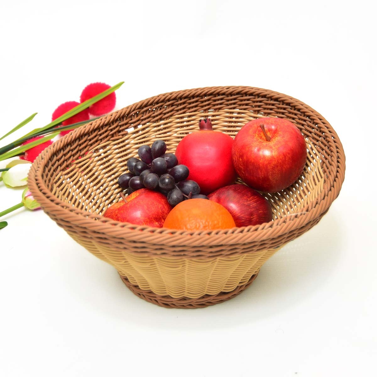 Exquisite Oval Braided Kitchen Basket (Large) - waseeh.com