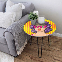 Dollar Girl Living Lounge Center Side Hairpin Table - waseeh.com