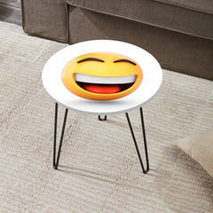 Character Emojis Living Lounge Center Side Hairpin Table - waseeh.com