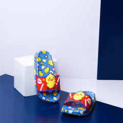 Happy Chicken Kids Slippers (Blue) - waseeh.com