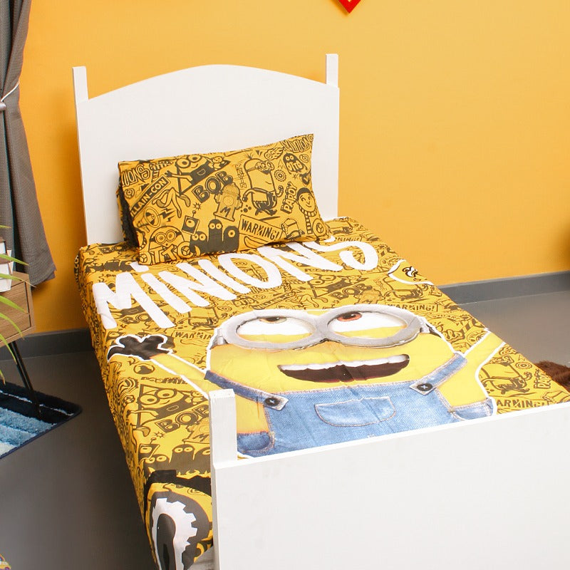 Minions Signs of Joy Bedsheet - waseeh.com