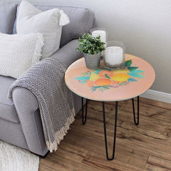 Lemon Leez Living Lounge Bedroom Hairpin Center Side Table - waseeh.com