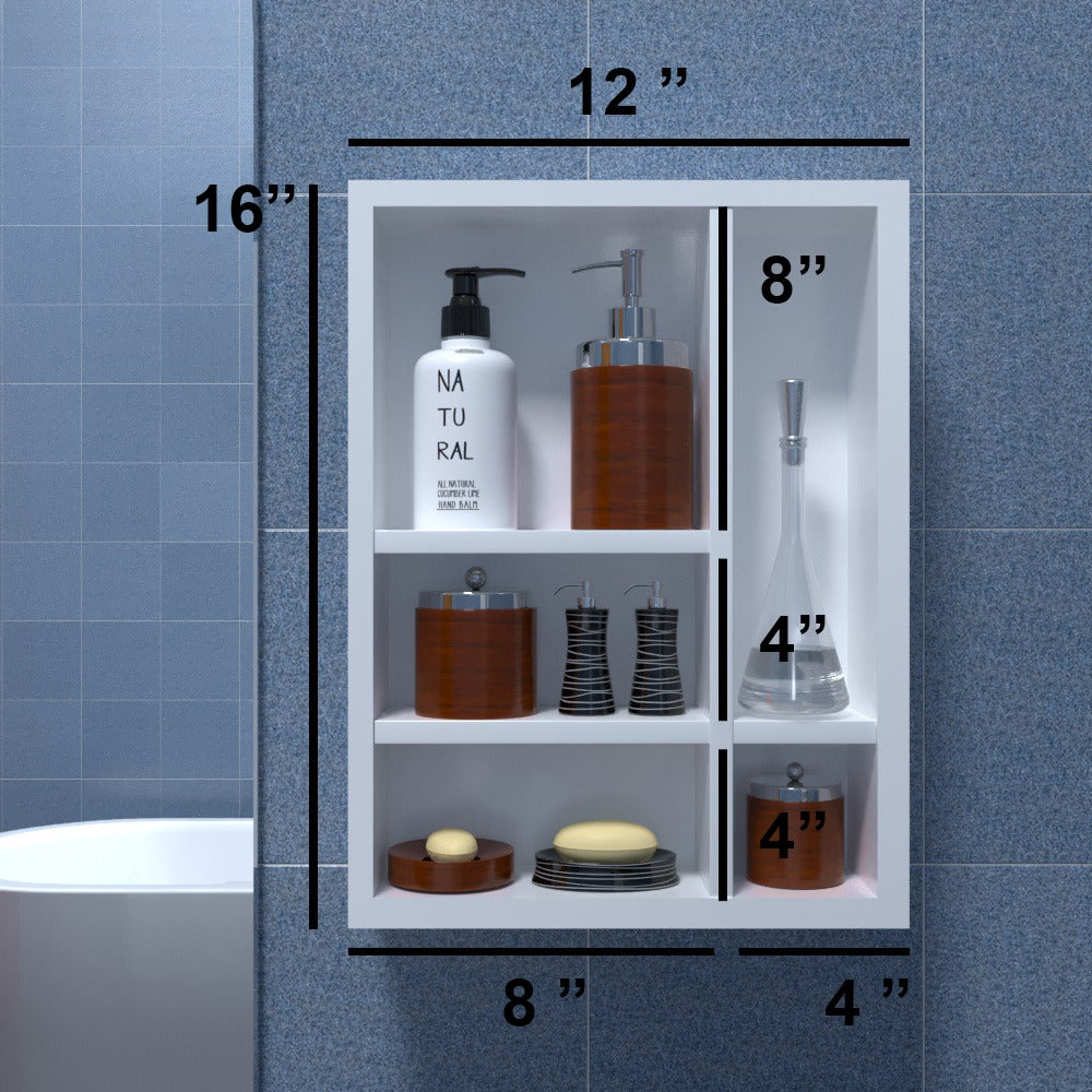 Fresca Bathroom Storage Organizer Floating Shelve - waseeh.com