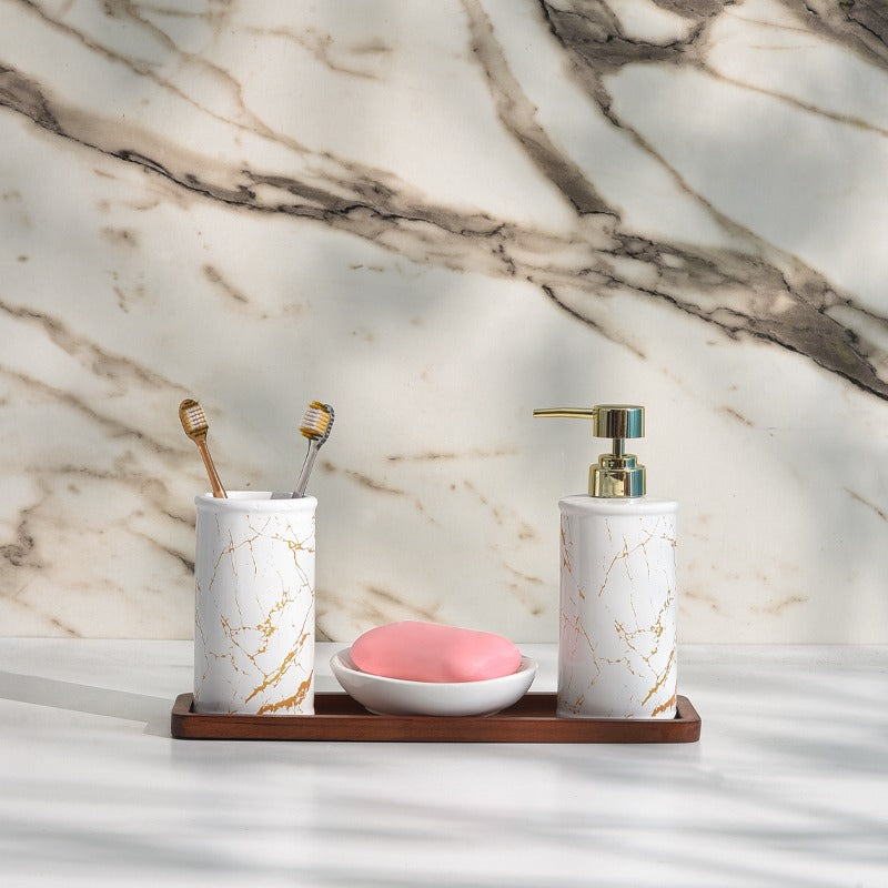 Marble Neets Bathroom Set - waseeh.com