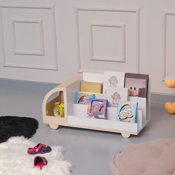 Kids Truck Bookcase Living Bedroom Organizer Rack - waseeh.com