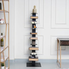 Classic Vertical Living Bedroom Bookcase Shelve Rack Decor (10 Tier) - waseeh.com