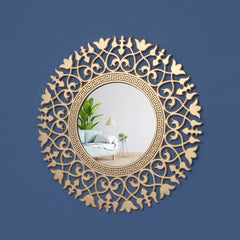 Bliant Flower Decorate Mirror - waseeh.com