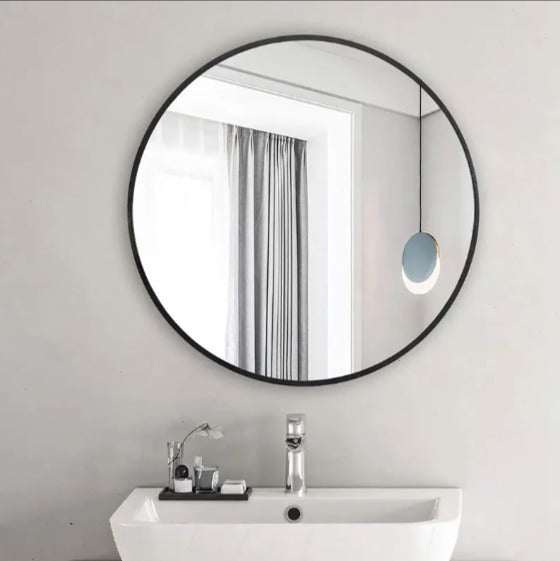 Asmiro Wall Hanging Round Mirror Decor - waseeh.com