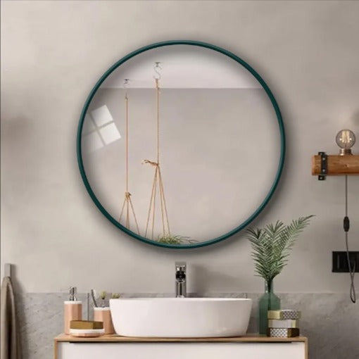 Asmiro Wall Hanging Round Mirror Decor - waseeh.com