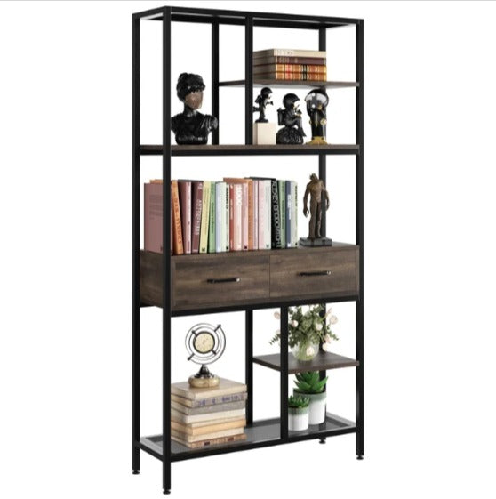 Kaylani Living Room Bookcase Shelve Organizer Storage Rack Decor - waseeh.com