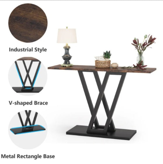 Kadenn Living Dining Room Console Table - waseeh.com