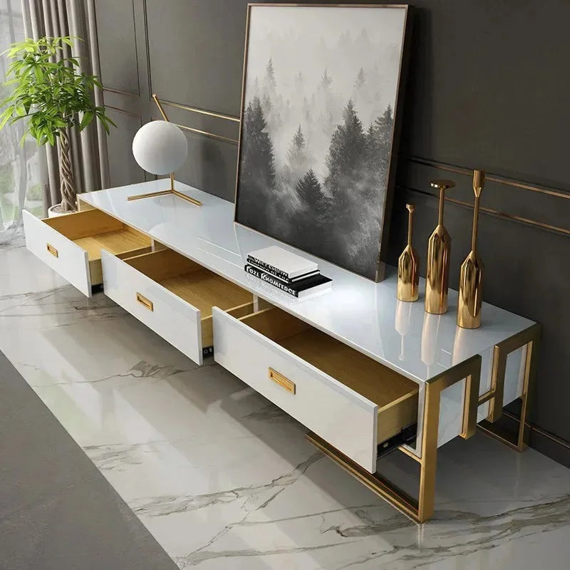 Inclination Rectangular Living Lounge Bedroom LED Wall Console Table