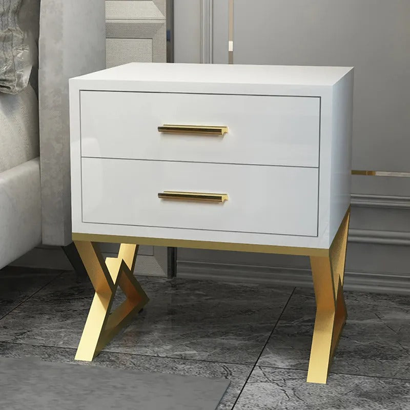 Nugatory Bedroom Lamp Organizer Drawer Side Table - waseeh.com