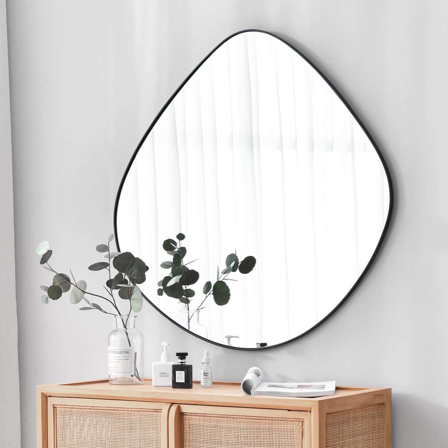 Bikarsoul Irregular Wall Hanging Bath Bedroom Mirror Decor - waseeh.com