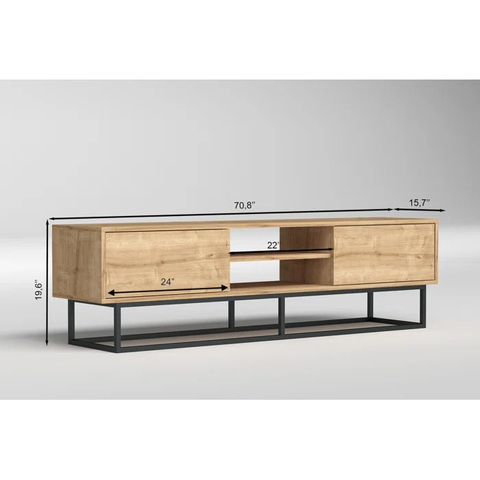 Fitzgibbon LED Media Living Lounge Console Table