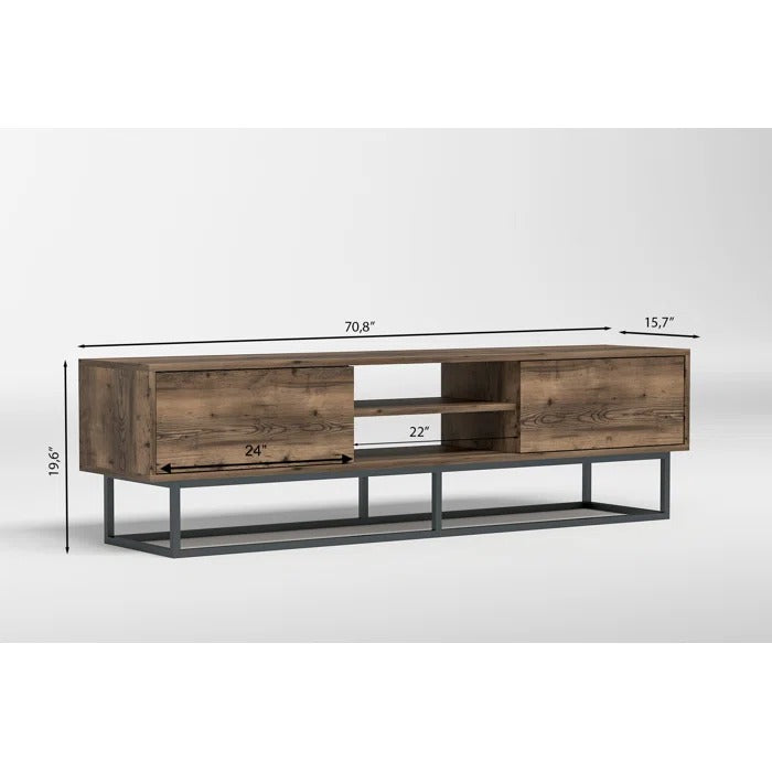 Fitzgibbon LED Media Living Lounge Console Table