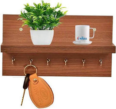 Foby Key Holder Mounted Stand (Solid Wood)