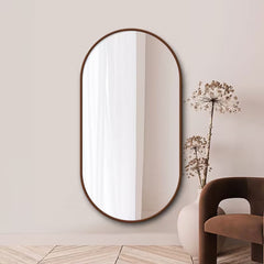 Ellipse Wall Hanging Bathroom Entryway Home Decor Mirror