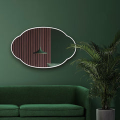 Cloudy Wall Hanging Entryway Home Decor Mirror