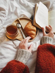 Cup and Spoon Wooden Food Tray - waseeh.com