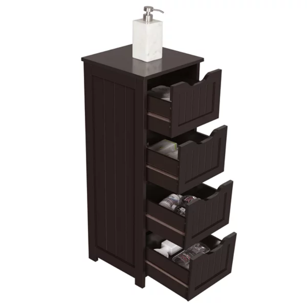 Neoteric Bathroom Kitchen Four Drawer Storage Cabinet Organizer