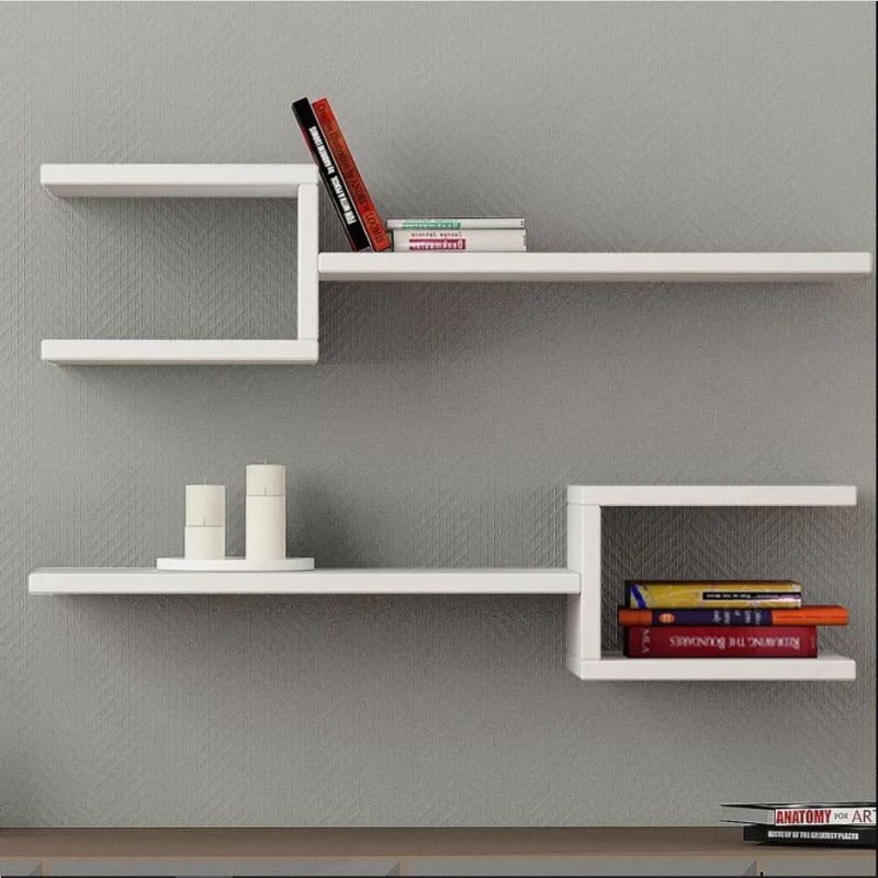 Hype Catcher Lounge Living Room Floating Organzier Shelve (Set of 2) - waseeh.com